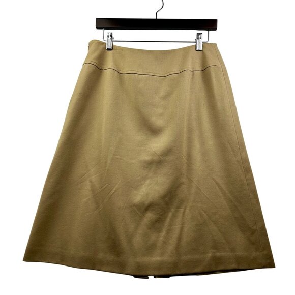 Vintage Talbots Italian Wool Timeless‎ Tailoring A-Line Skirt Made in USA Sz 10 - Picture 3 of 8